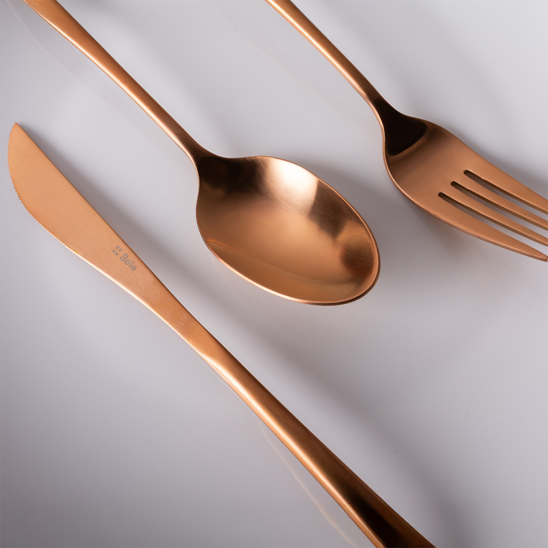 Příborová sada 16 ks Vivo rose gold | Sola