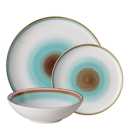 Porcelánová sada 12 ks | Gaya RGB Rustico