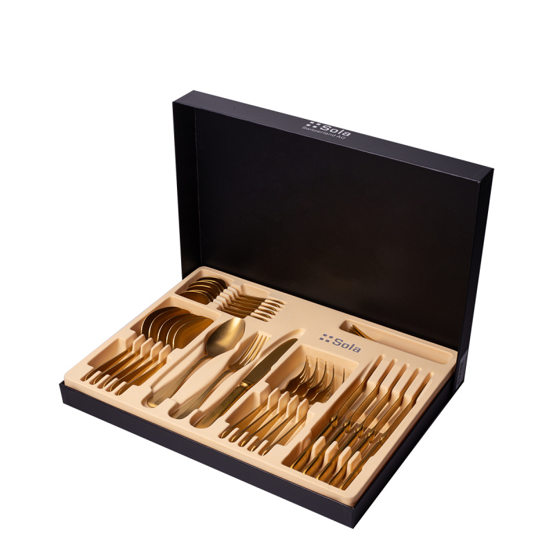 Příborová sada 30 ks | Baguette Vintage Gold