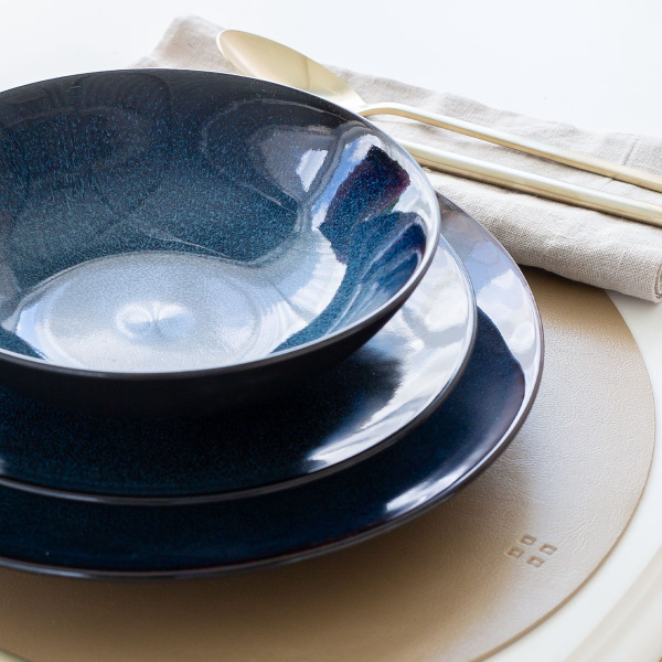 Porcelánová sada 12 ks | Gaya Atelier Night Sky