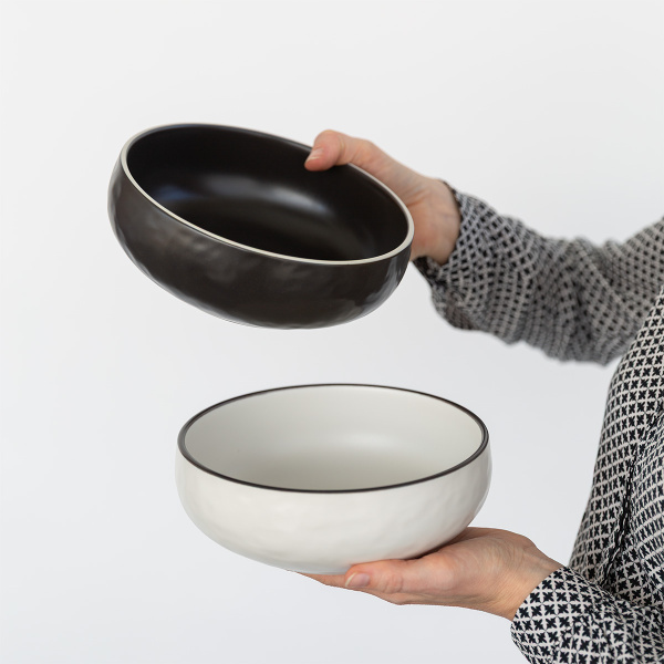 Miska 19,3 cm | Elements Yin & Yang white