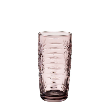 Sklenice na longdrink 370 ml | Marvia Vintage růžová