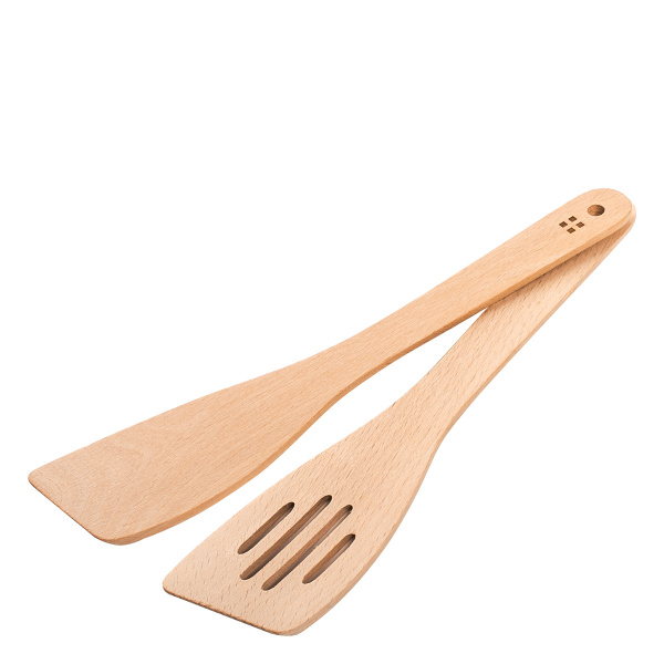 Děrovaná vařečka a rovná vařečka 29 cm sada 2 ks - Basic