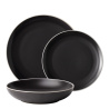 Sada talířů 18 ks — Elements Yin & Yang black