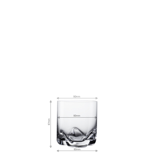 Sklenice Tumbler 300 ml sada 4 ks - Anno Glas Lunasol META Glass
