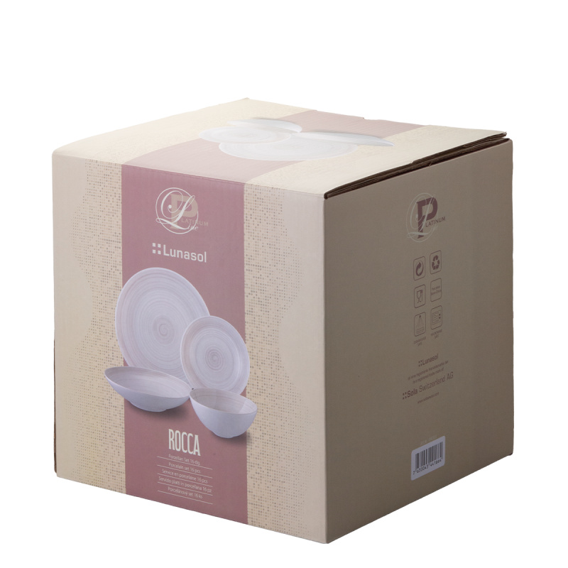 Sada talířů 16 ks | Premium Platinum Line Rocca