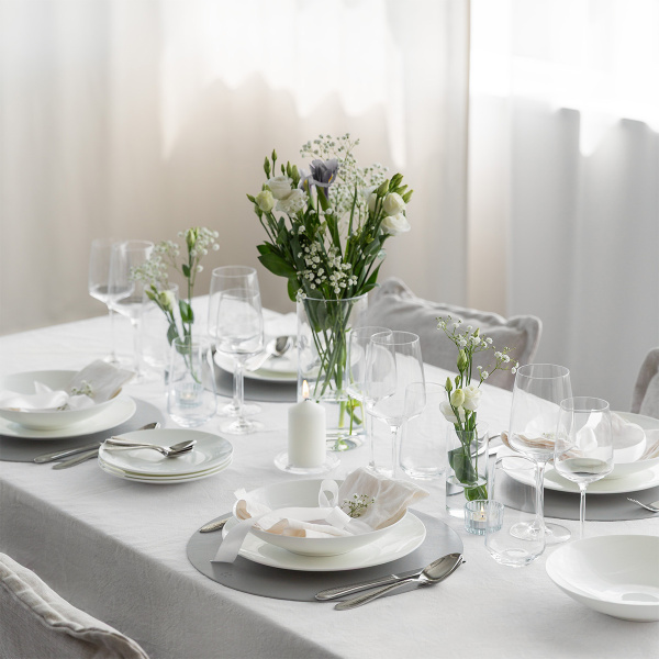 Startovací sada nádobí 60 ks | Premium Platinum silver