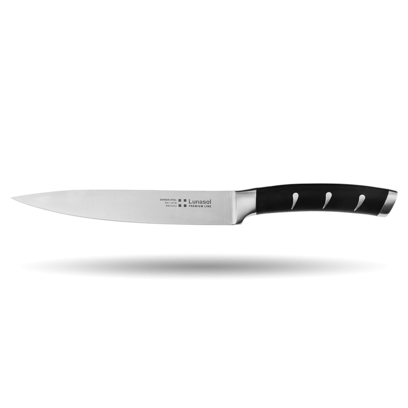 Sada nožů ve stojanu s brouskem na nože 7 ks - Flow Kitchen