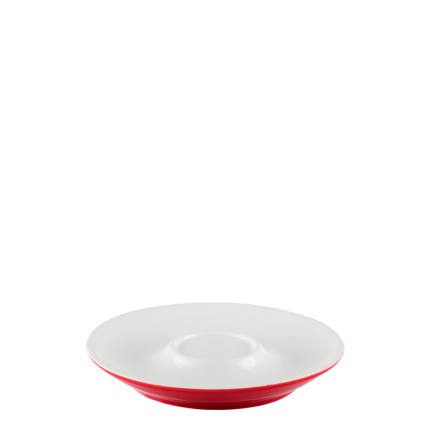 Podšálek na kávu/čaj červený 15 cm – RGB