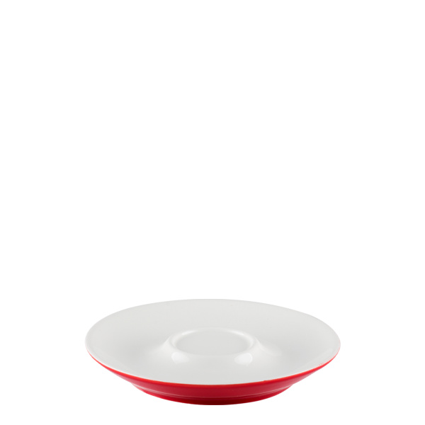 Podšálek na kávu/čaj červený 15 cm – RGB