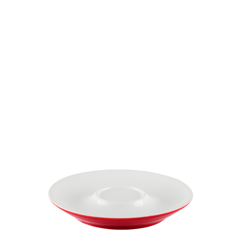Podšálek na kávu/čaj červený 15 cm – RGB