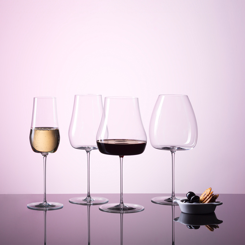 Sklenice na červené víno Bordeaux 530 ml set 2 ks – Green Wave Platinum Line