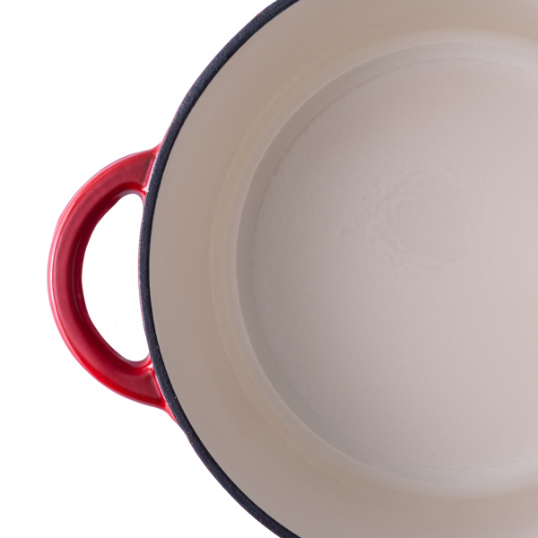 Litinový hrnec smaltovaný červený ø 26 cm - Jupiter Lunasol