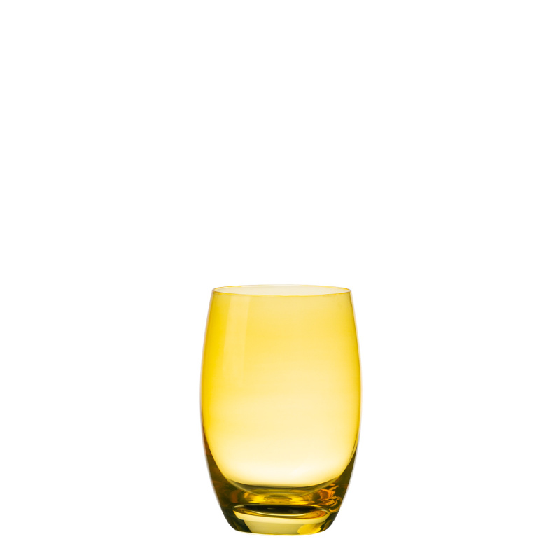 Sklenice Tumbler žluté 460 ml 6 ks - Optima Glas Lunasol
