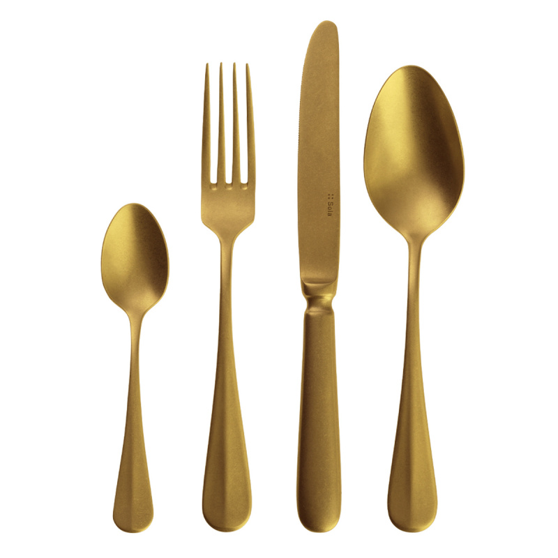Příborová sada 24 ks - Baguette Vintage PVD Gold