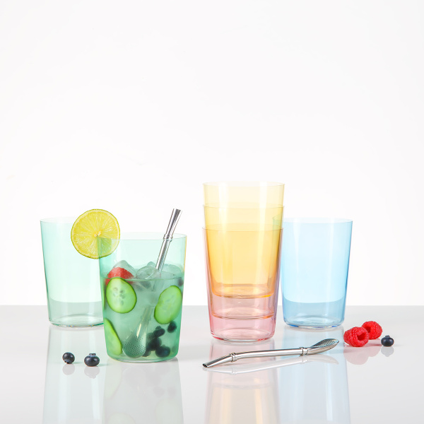 Sklenice Tumbler žluté 515 ml sada 6 ks – 21st Century Glas Lunasol META Glass