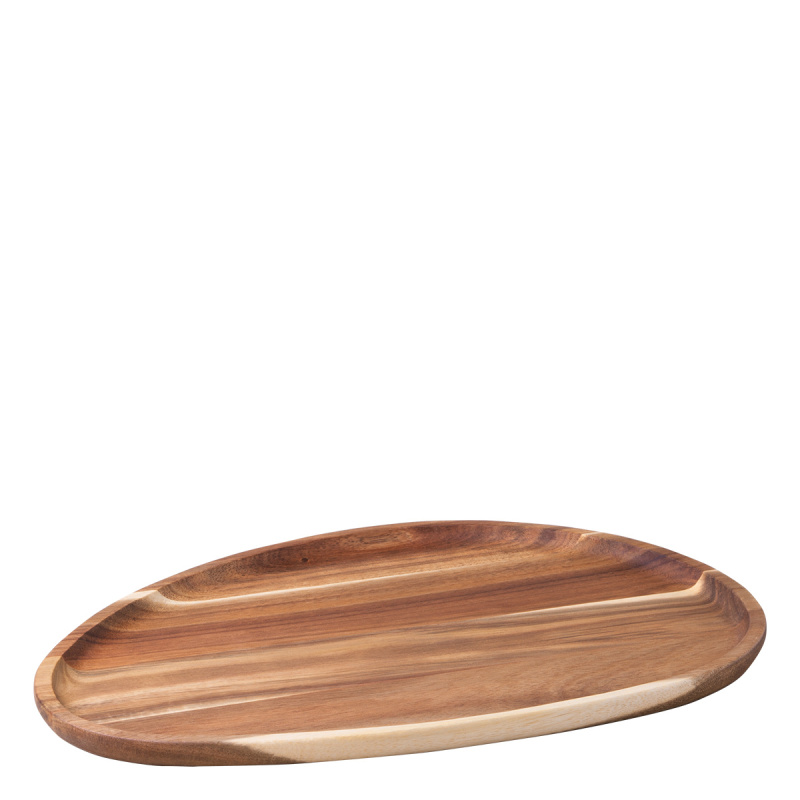Podnos Triangle Akát 35 x 25 cm - FLOW Wooden