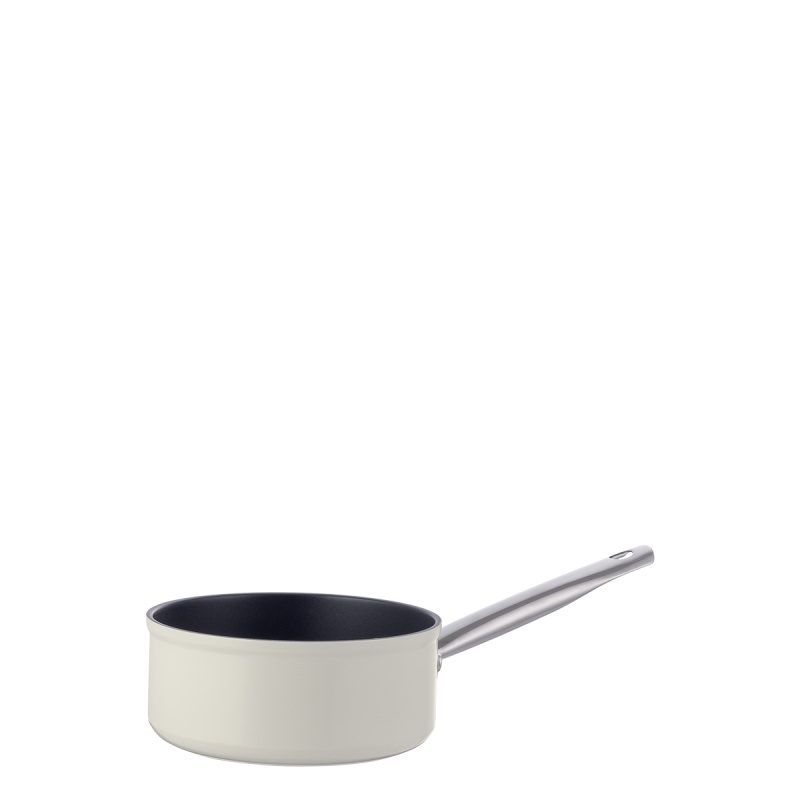 Kastrol s titanovým povrchem krémový Ø 16 cm - Saturn Terra Lunasol