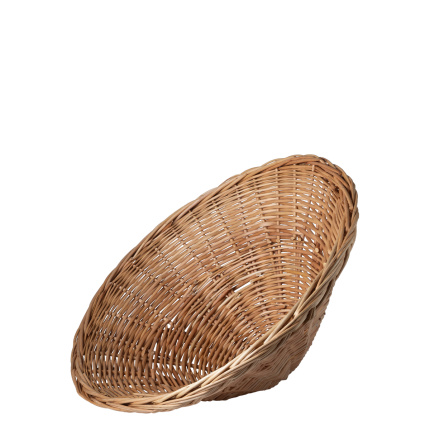 Kulatý proutěný košík na chléb Ø 50 cm H: 20 cm — Flow Wicker