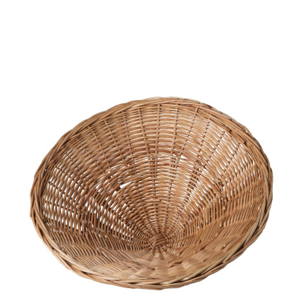 Kulatý proutěný košík na chléb Ø 50 cm H: 20 cm — Flow Wicker