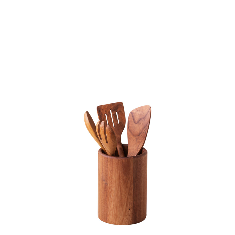 Stojan na náčiní Agát 17,8 cm × 12,7 cm – FLOW Wooden