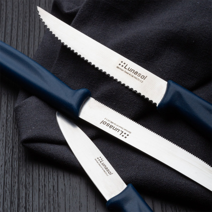 Kuchyňský nůž 7,8 cm bez zoubků | Master Blue