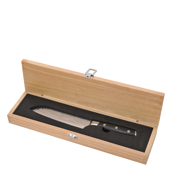 Nůž santoku z damaškové oceli 18 cm - Platinum
