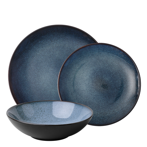 Porcelánová sada 12 ks | Gaya Atelier Night Sky
