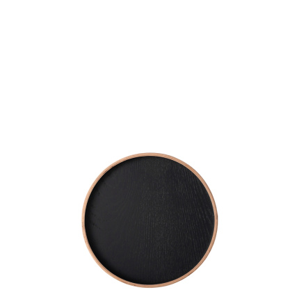 Kulatý tácek Ø 22 cm, V: 3.5 cm – Elements Wood Wengue