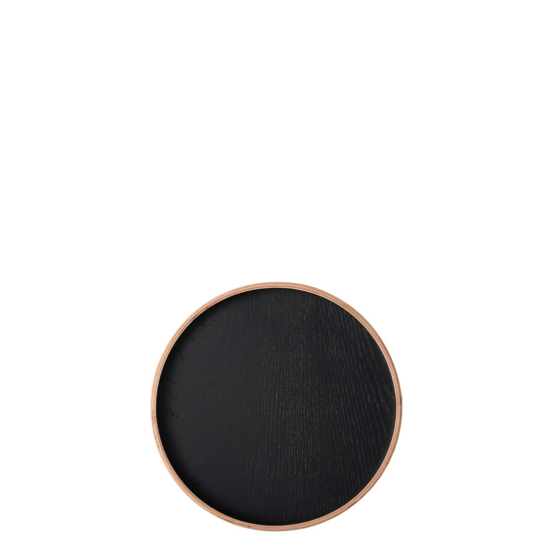 Kulatý tácek Ø 22 cm, V: 3.5 cm – Elements Wood Wengue