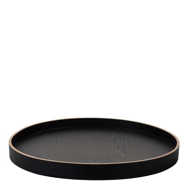 Kulatý tácek Ø 40 cm, V: 3.5 cm – Elements Wood Wengue