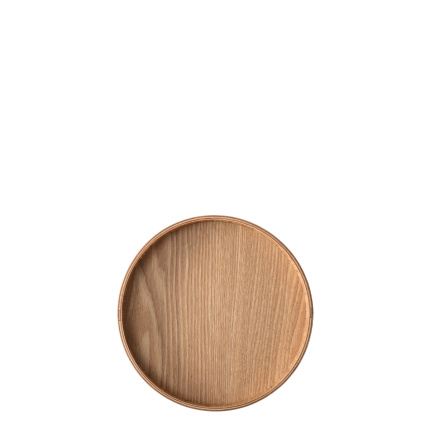 Kulatý tácek Ø 22 cm, V: 3.5 cm – Elements Wood jasan