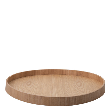 Kulatý tácek Ø 40 cm, V: 3.5 cm – Elements Wood jasan