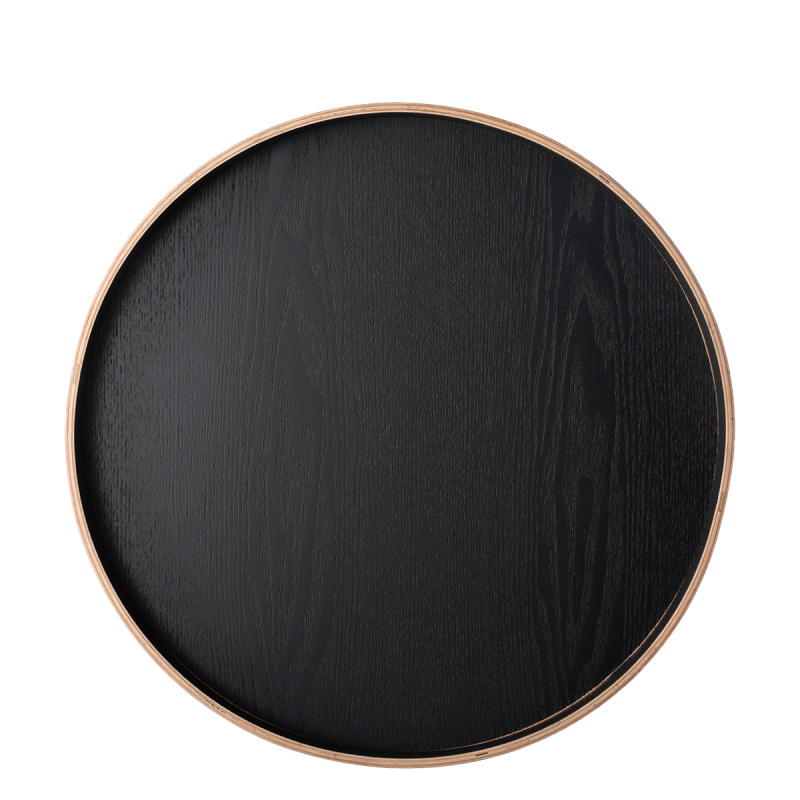 Kulatý tácek Ø 40 cm, V: 3.5 cm – Elements Wood Wengue
