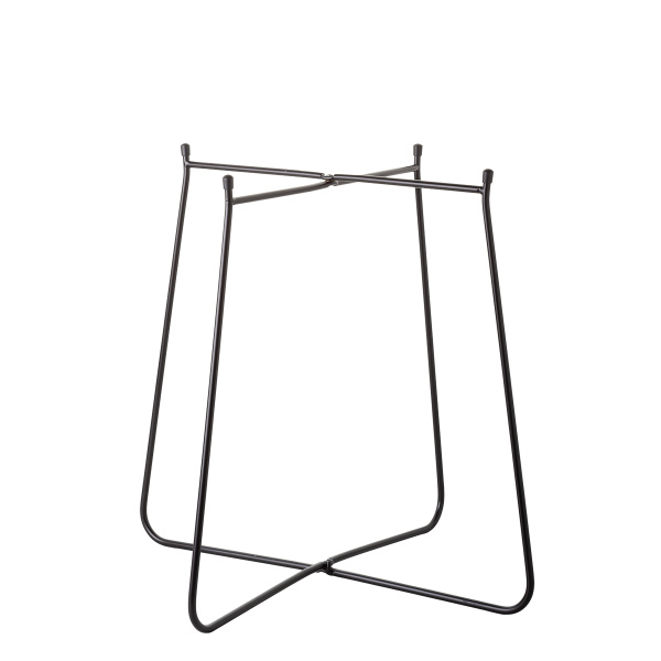 Černý stojan Ø 40 cm, V: 48 cm – Elements Wood