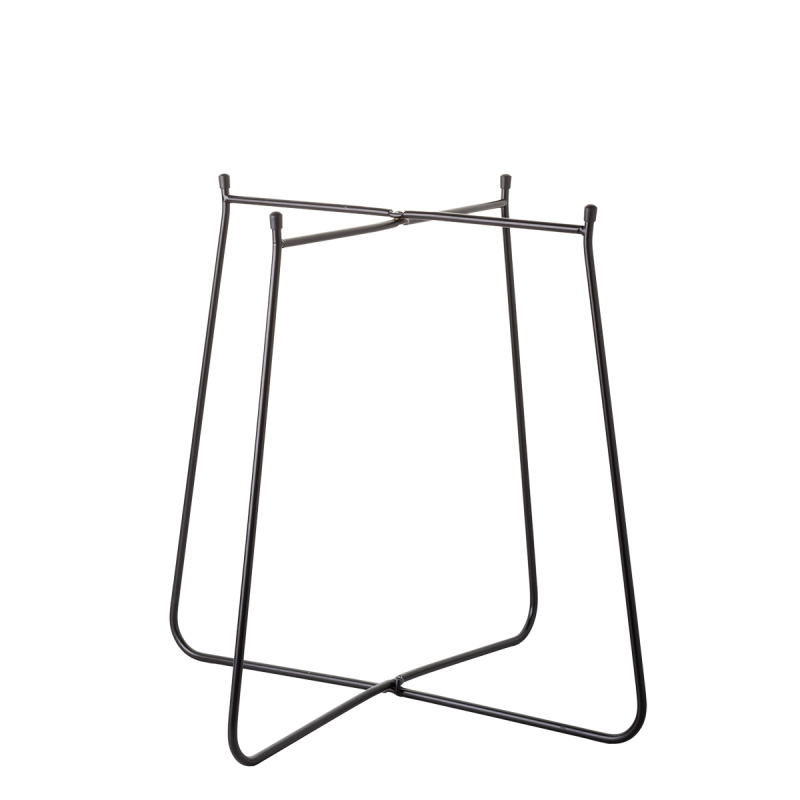 Černý stojan Ø 40 cm, V: 48 cm – Elements Wood