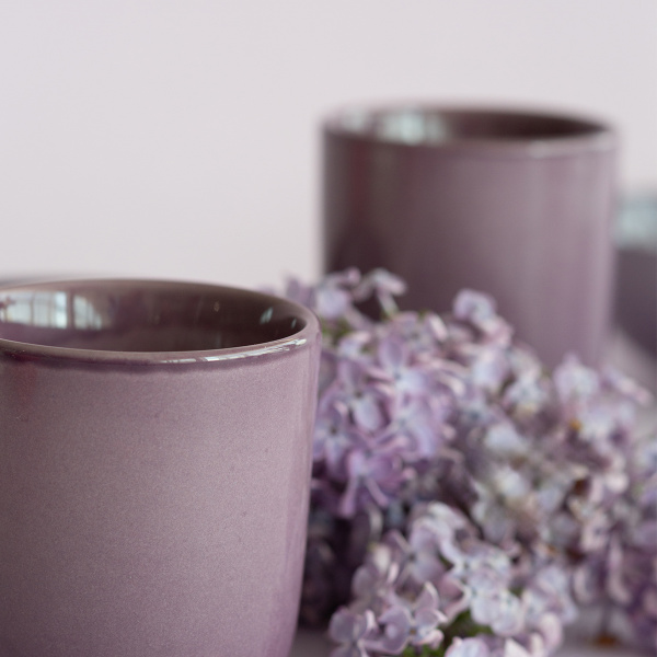 Šálek bez ouška 300 ml | Gaya Solatelier Aubergine