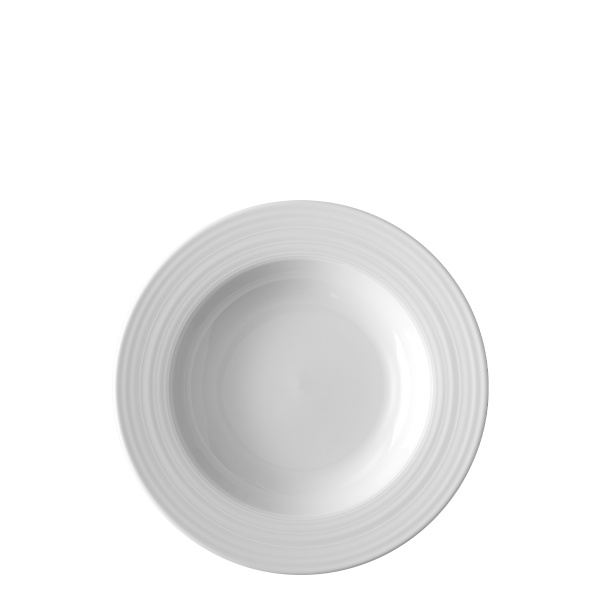 Talíř hluboký s okrajem Deco 22 cm sada 6 ks – UNIVERS bílý