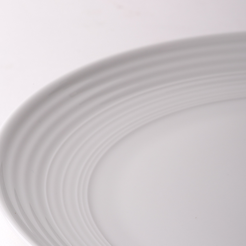 Talíř mělký Coupe classic Deco 21 cm sada 6 ks – UNIVERS bílý