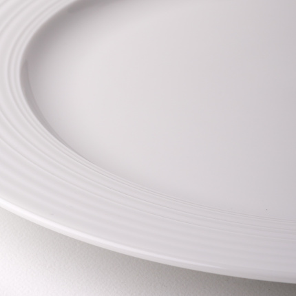 Talíř mělký s okrajem Deco 20,5 cm sada 6 ks – UNIVERS bílý
