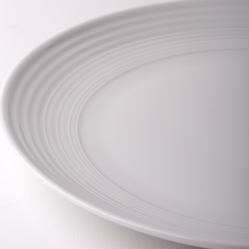 Talíř mělký Coupe classic Deco 29 cm sada 6 ks – UNIVERS bílý