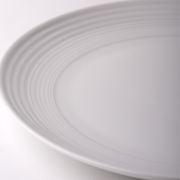 Talíř mělký Coupe classic Deco 27 cm sada 6 ks – UNIVERS bílý