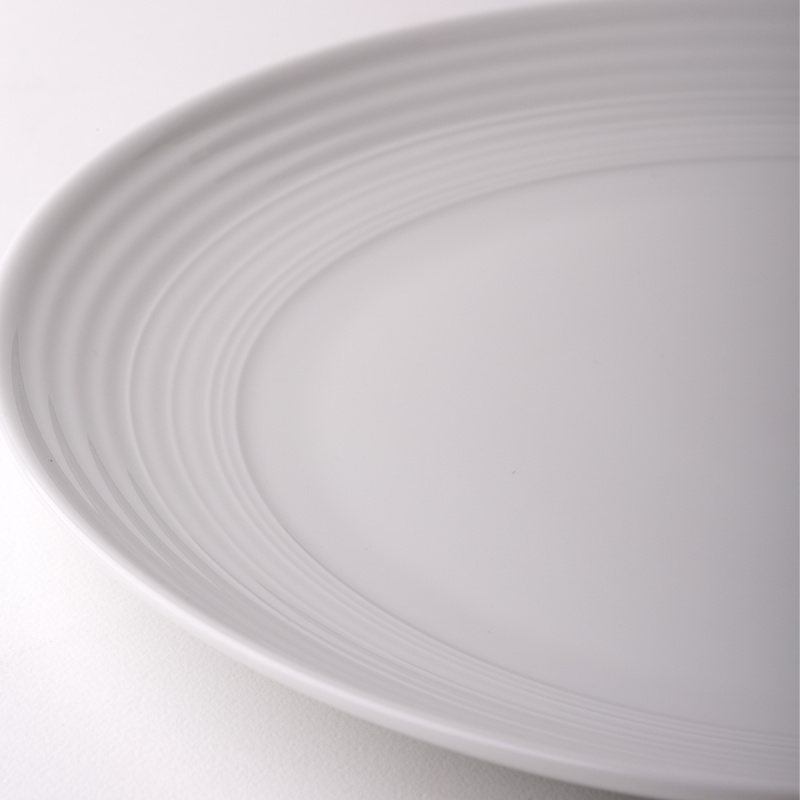 Talíř mělký Coupe classic Deco 27 cm sada 6 ks – UNIVERS bílý