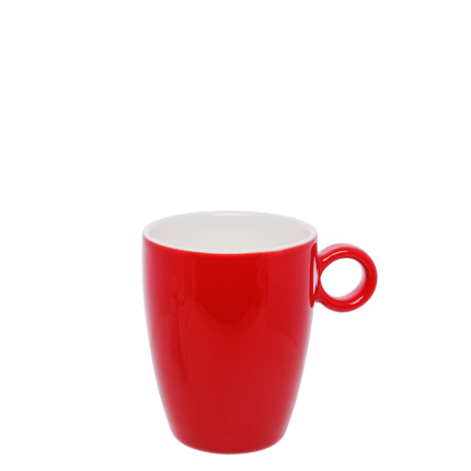 Kávový šálek vysoký červený 190 ml - RGB