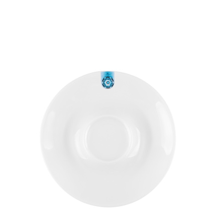 Kávový/čajový podšálek s modrým ornamentem 15 cm – Gaya RGB
