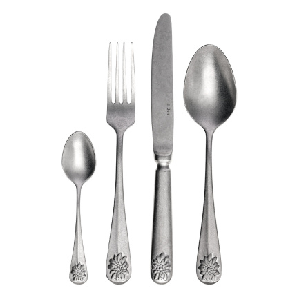Příborová sada 24 ks - Baguette Vintage Plesnivec matný