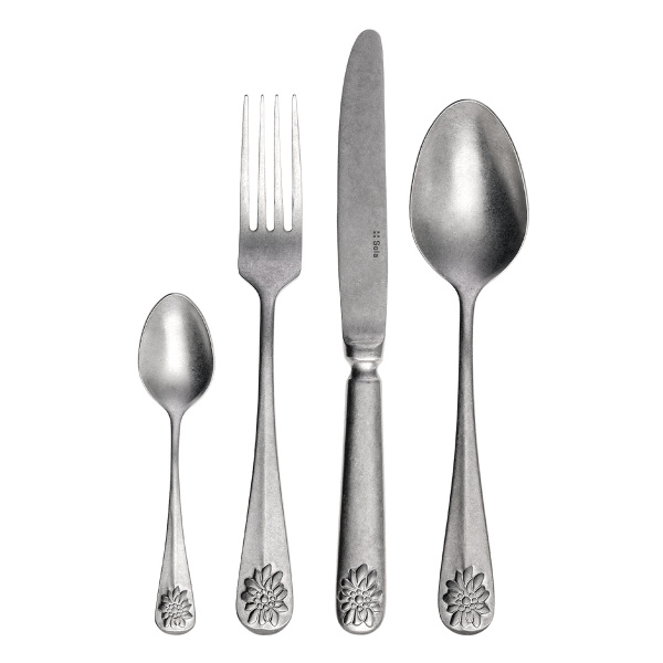 Příborová sada 24 ks - Baguette Vintage Plesnivec matný