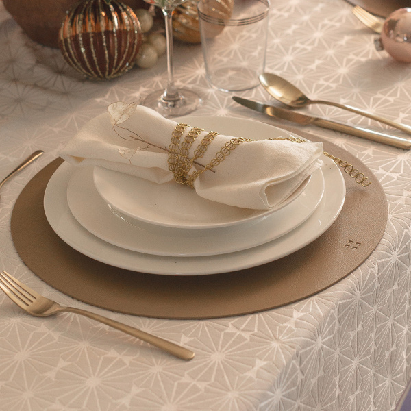 Zlaté prostírání ø 38 cm – Elements Ambiente