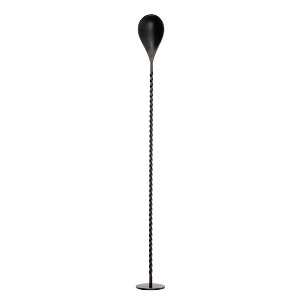 Barmanská lžíce PVD černá matná 28 cm – Basic Bar