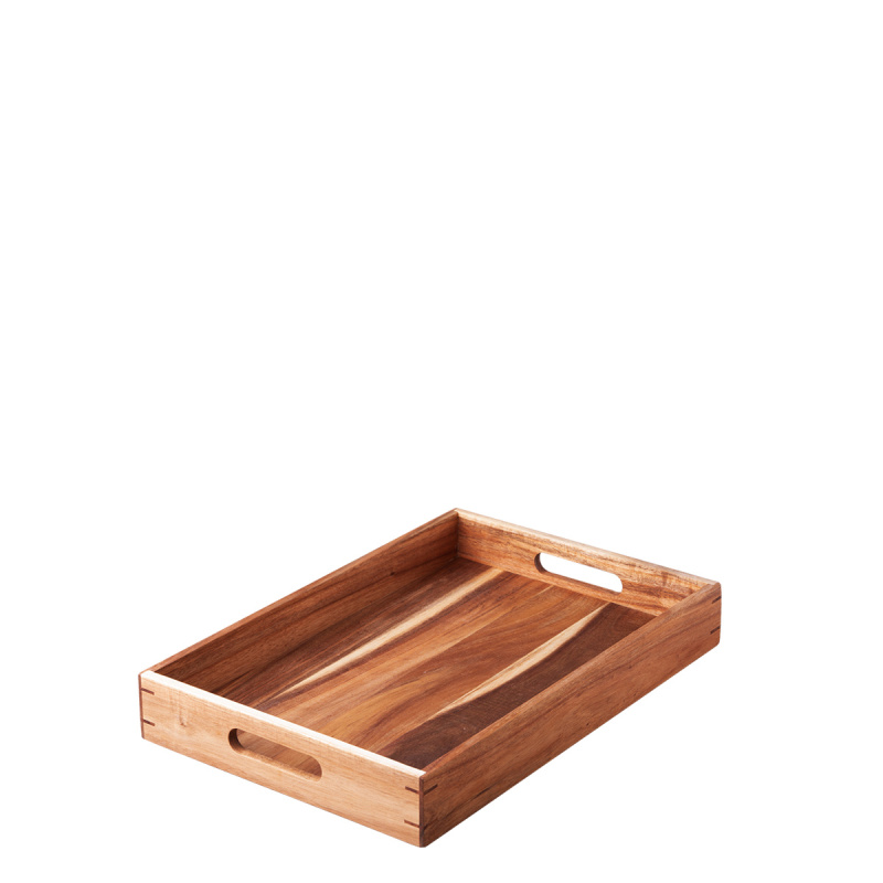 Servírovací podnos Agát 45,7 x 30,5 x 6,3 cm - FLOW Wooden